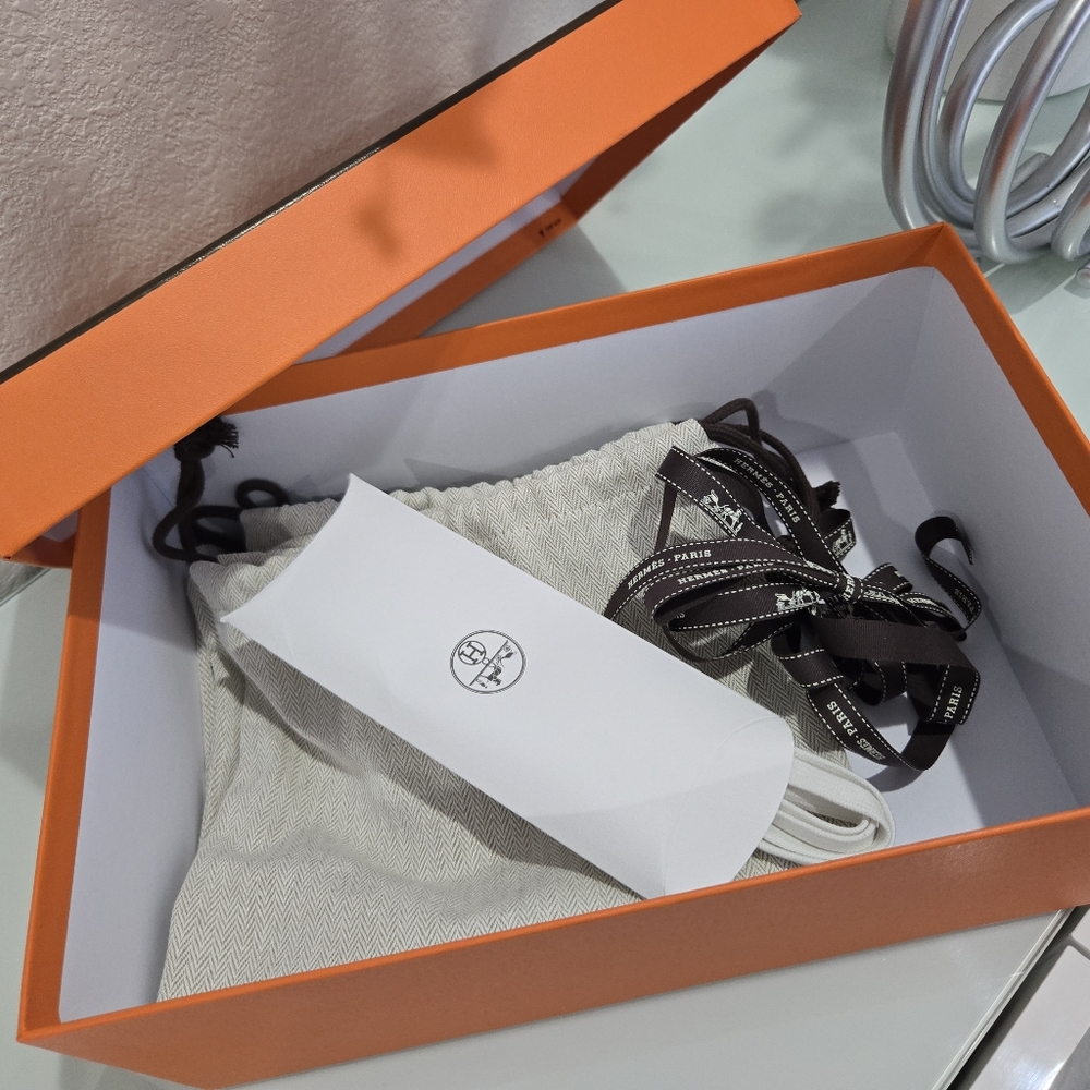 Hermes Day Sneaker in Blanc (white) Size 34 - Picture 8 of 8